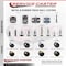 Service Caster 2.25 Inch Bright Chrome Soft Tread Ball Caster - 3/8 Inch Threaded Stem, 4PK SCC-TS01S214-DCR-BC-381634-4 - alternate 5
